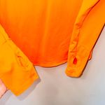 PINK - Victoria's Secret VS PINK Ultimate Neon Orange Long Sleeve Tee Photo 1