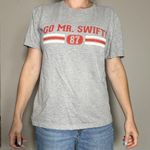 Taylor Swift GO MR  TRAVIS KELCE GRAY 100% COTTON T-SHIRT SZ M Photo 0