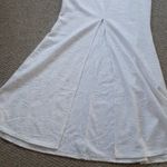 White Long Slit Dress SIZE XL Photo 1