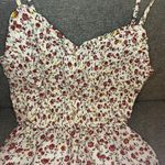 Hollister Floral Tight Ruched At The Top And Flowey At The Bottom Mini Dress Photo 0