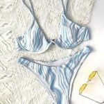 Blue Ocean Waves Bikini Photo 0