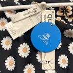 Cupshe Women's Halter  FLORAL BLACK SWIMSUIT SIZE LARGE NWT #7324 Photo 3