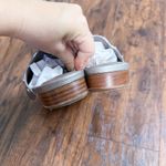 Brighton  • Night Sandals leather studded slides Zinc Pearl made in Italy Photo 6