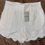 ee:some  white linen shorts with scallop hem size Medium🤍 Photo 0