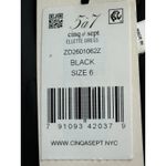 NWT Cinq A Sept Ellette Midi Dress Womens 6 Black Sleeveless Sheath Bustier LBD Photo 4