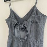 Abercrombie & Fitch Grey Denim Sleeveless Jumpsuit Size 4 Photo 5