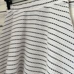 Stitch Fix Gilli  White & Black Stripe High Waist Flare Skirt Photo 1