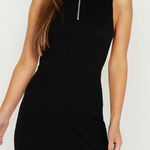 Ambiance Small Ribbed Mini Dress Black Photo 0