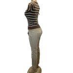 Hang Ten  thick band pants and striped top Preowned Photo 4