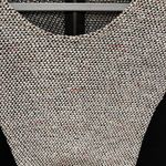 Grey & Black Tweed Crewneck Short Sleeve Fit & Flare Dress Size Small EUC Photo 2