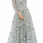 Mac Duggal 
Embroidered A Line Gown   Size 20. H Photo 0
