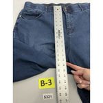 Fashion to figure Womans Blue Jeans 24 Dark Wash Elastic Waist Photo 4