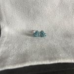 Kohls Blue Stud Heart Earrings  Photo 0