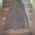 Eileen Fisher Textured Silk Jacquard Bateau Neck Dress boxy mandarin vest tunic  Photo 3