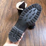 Aquatalia • Lynne waterproof suede bootie faux fur trim ankle boot lace up Photo 10