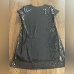 Anthropologie Tulle Black Sequin Dress Photo 1