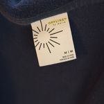 Aerie OFFLINE by  Navy Blue Terry Cloth Collared Button-Up Romper Photo 1