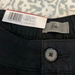 Joie NWT  linen blend shorts black‎ size extra large XL Photo 2