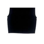 ZARA Casual Ribbed Sleeveless Knit Crop Top Crew Neck 90s y2k S Black #3137 Photo 9