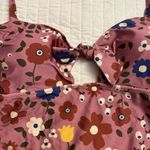 Modcloth  Reese Pink and Blue Floral One-Piece Swimsuit NWT Photo 3