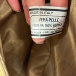 Vera Pelle Vintage Tan Leather Jacket 16 L Photo 6