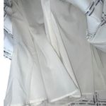 Eliza J Fit & Flare Preppy White Black Plaid Pattern Office work Collar Dress Photo 5