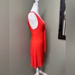 ZARA orange sleeveless vneck front knotted mini dress Photo 1