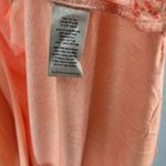 Soft Surroundings  Peach button up sheer eyelet lace 2pc set top L casual office Photo 12