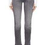 NWT Mother The Rascal Flood in Magic 8 Ball Stretch Straight Jeans 27 Gray Photo 1