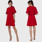 Sandro NWT  Yoko Red Mini Dress Size 2 Photo 1