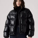 Levi's Levi’s Noe Western Puffer Jacket Black – Anthracite Night – Size M – NWT Photo 0