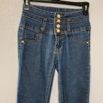 Jean 9 Jeans USA blue 4 button skinny jeans Size undefined Photo 1