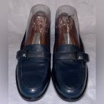 Etienne Aigner Vintage NWT IN BOX Women’s Size 8 Carver Navy Buckle Loafers Photo 3