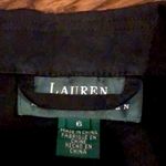 Ralph Lauren Women’s Black Long Sleeve Multi Pocket Button Front Peacoat Size 6 Photo 6