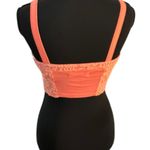 Hollister Crop Top Women’s Extra Small Pink Lace Bustier Y2K Soft Girl Coquette Photo 6