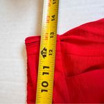 Tullea Red Wide Leg Trouser Dress Pants Womens M Preppy Stretch Waist Casual Size M Photo 9