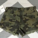 Free People NWT Camo Cutoff size 24 Photo 3
