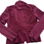 Kut From The Kloth  Jacket Womens Small Red‎ Carina Faux Suede Moto Jacket Photo 3