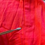 Farm Rio NWOT  Pleated Linen Blend Pink Shorts Size XL Elastic Stretch Pockets Photo 11