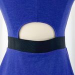 American Eagle  Skater Dress Womens‎ Size Small Colorblock Stretch Retro Mini Photo 4