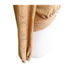 Urban Romantics  Bohemian Cropped Eyelet Top Size Small Long Sleeve Festival Photo 5