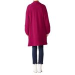 Nanette Lepore  Raspberry Maggie Coat Wool Button Closure Pink Size S Photo 1