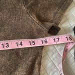 Bella stonewashed, Brown, cotton biker graphic T Photo 5