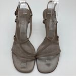 YSL Vintage Strappy Sandals with Mirrored Kitten Heels - Please read description Photo 1