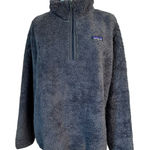 Patagonia Los Gatos High Pile Fleece PulloverTop Smolder Blue LARGE Gorpcore Photo 0