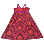 prAna  Womans Size Small Orange‎ Purple Print Breathe Athletic Dress Summer Beach Photo 0