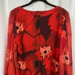Anthropologie Hutch Elaine Poppy Puff Sleeve Mini Dress Sz.12 Photo 10