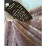 Agnes & Dora Velvet Swing Dress Purple Long Sleeve Size L Soft Stretchy A Photo 4