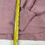 Magaschoni  Cinder Rose Mauve Crew Neck Sweater Women L Bishop Sleeve Viscose NWT Photo 4