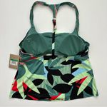 Nike Floral Jungle Square Neck Swim Tankini Size XL Photo 10